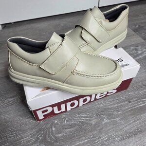 Men's - NIB Hush Puppies Gil Leather Slip-On Sneakers - Size 9.5 PDAC Approved